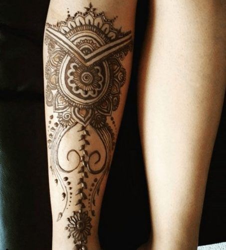 Best Leg Mehndi Designs (24)