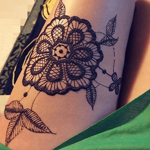 Best Leg Mehndi Designs (21)