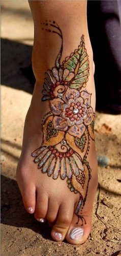 Best Glitter Mehndi Designs (19)