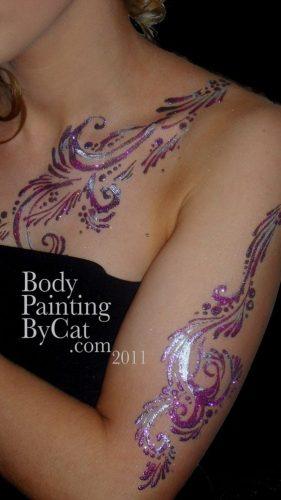 Best Glitter Mehndi Designs (17)