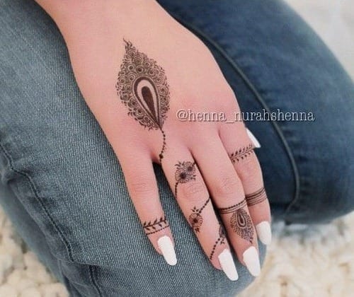 Best Mehndi Designs for Fingers (15)