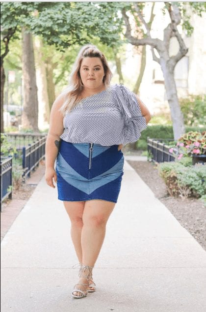 Outfit with Jeans Skirt