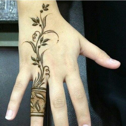 Best Mehndi Designs for Fingers (13)