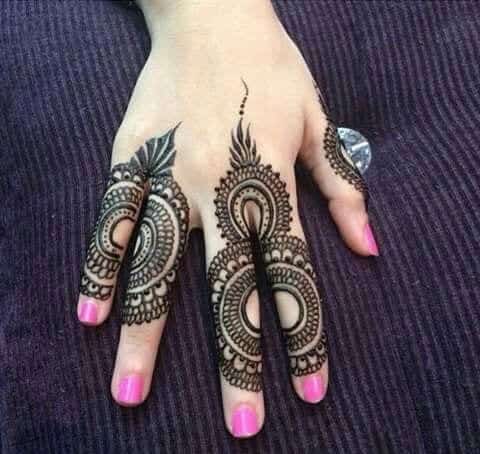 30+ Best Mehndi Designs for Fingers - Henna Finger Ideas