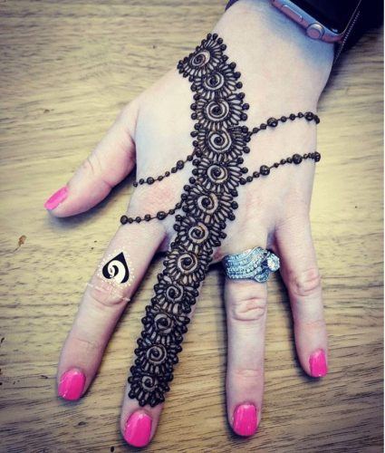 Best Mehndi Designs for Fingers (5)