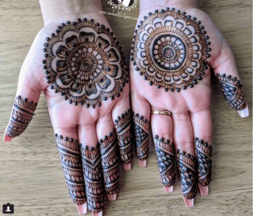 Best Mehndi Designs for Fingers (3)