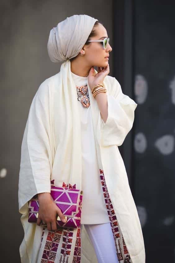 Modest Fashion Ideas with Pashmina Scarves (6)