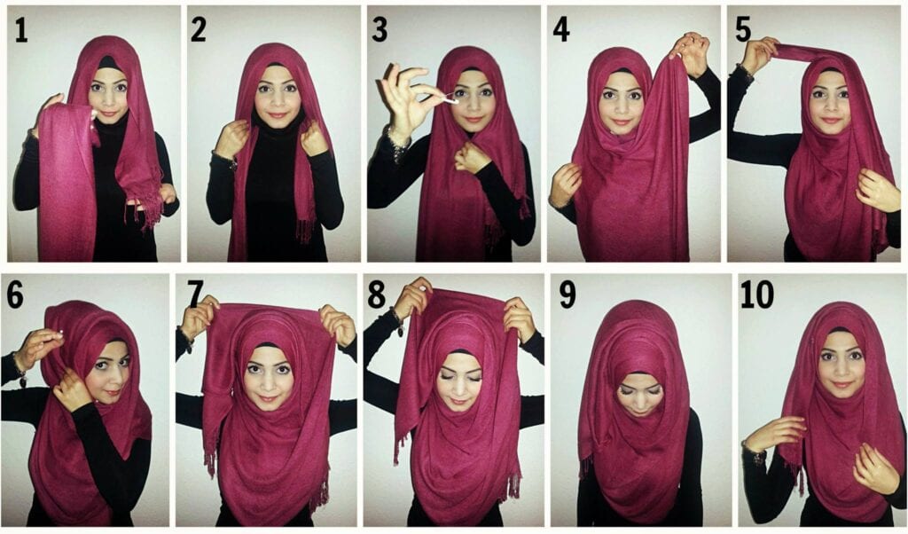how to use pashmina hijab