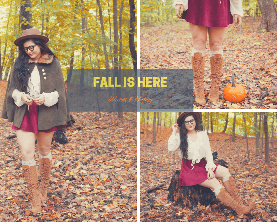knee high socks outfit for fall