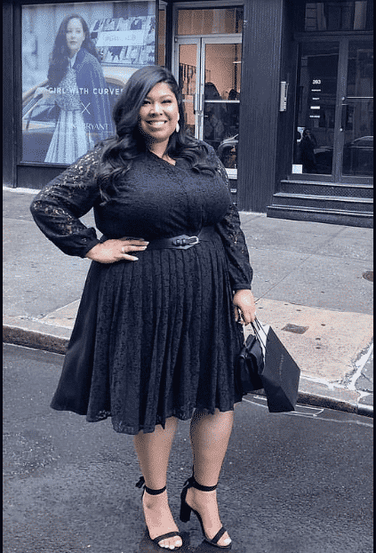 Plus size funeral outfit