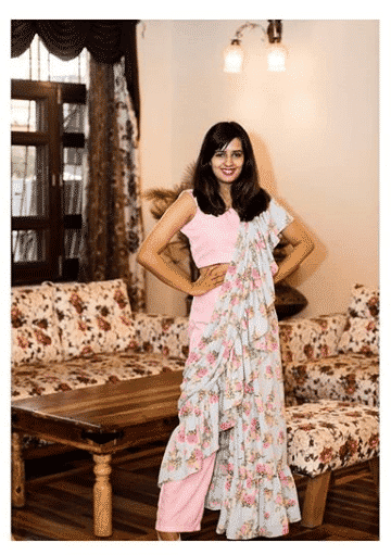 Saree Pant Outfit for Women