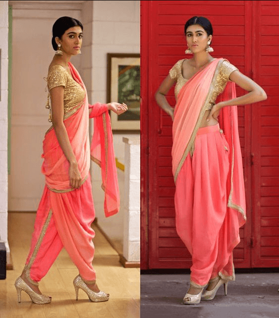 Saree Pant Outfit for Women