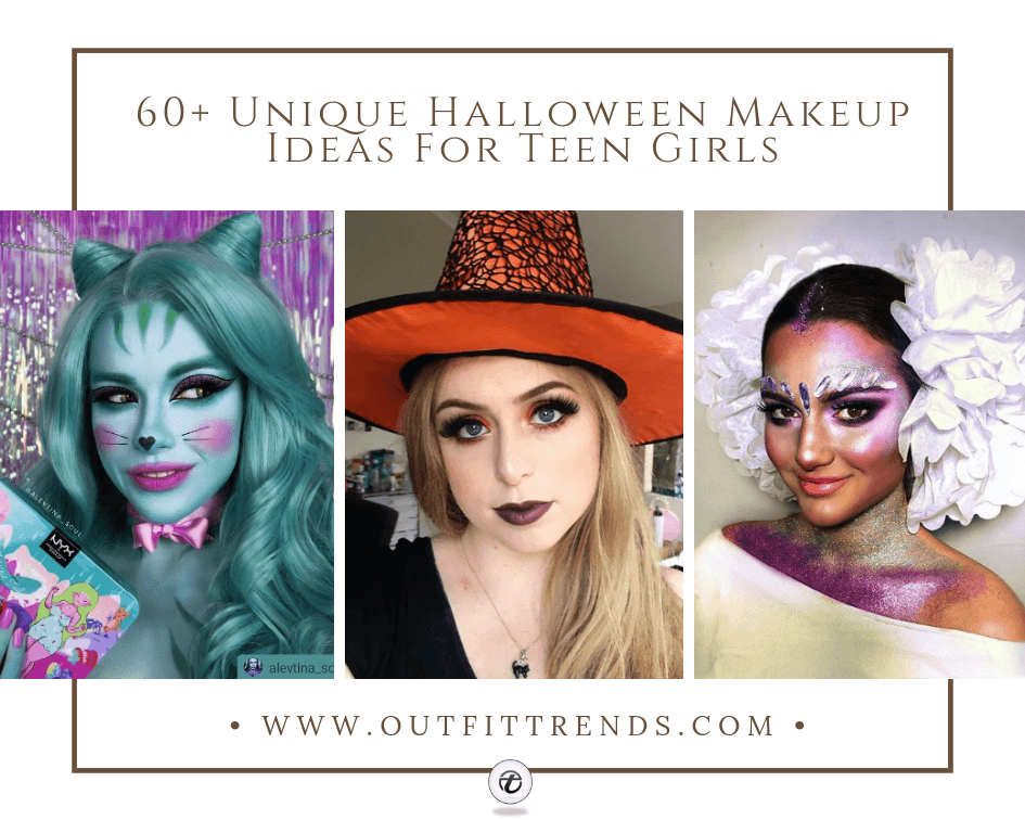 60 Most Awesome Halloween Makeup Ideas Ever for Teen Girls