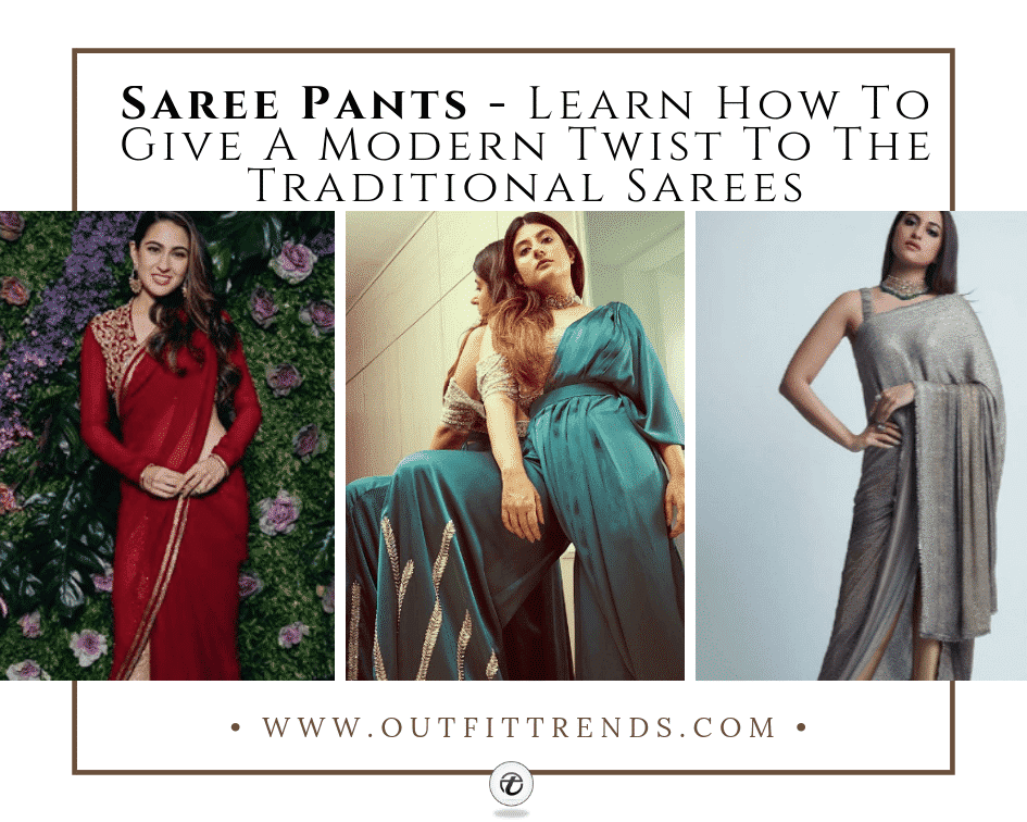 Pant Saree Style: 26 Ideas On How to Wear Pants Style Saree?