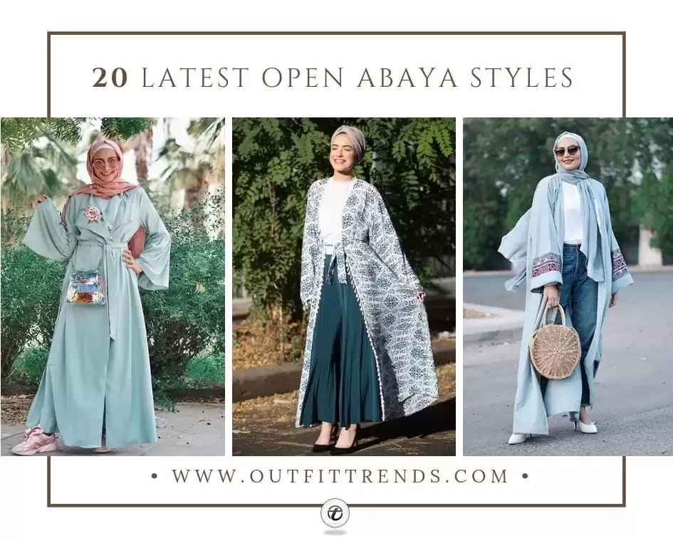 20 Latest Open Abaya Designs with Styling Tips