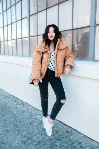How To Wear Puffer Jacket 31 Outfit Ideas