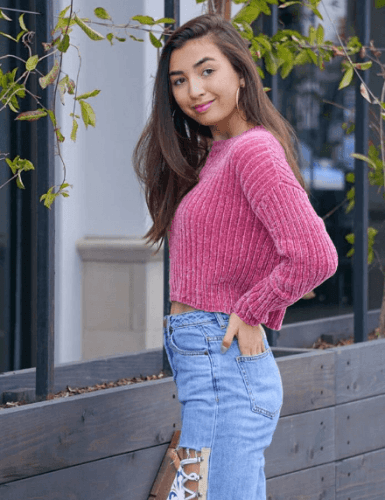 how to wear chenille sweater women