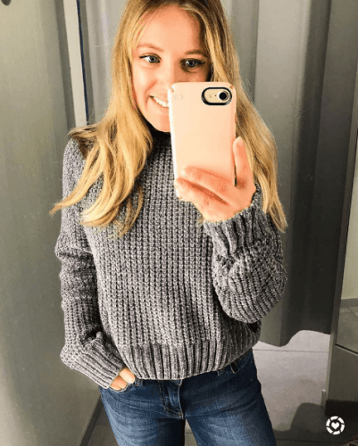 how to wear chenille sweater women