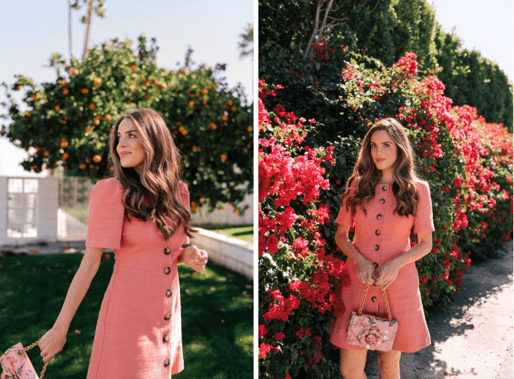 how to wear coral dress