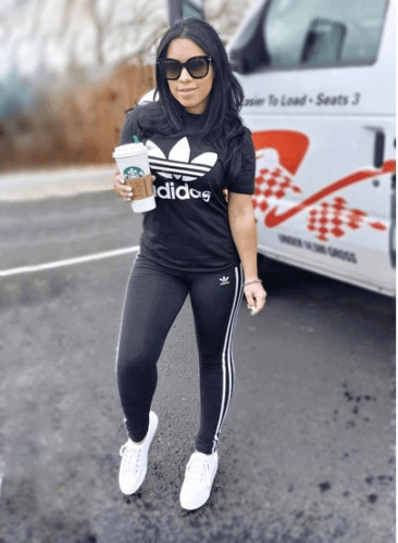 Adidas Legging Outfits-22 Ideas On How To Wear Adidas Tights