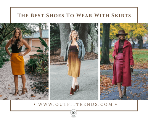 what shoes to wear with skirts