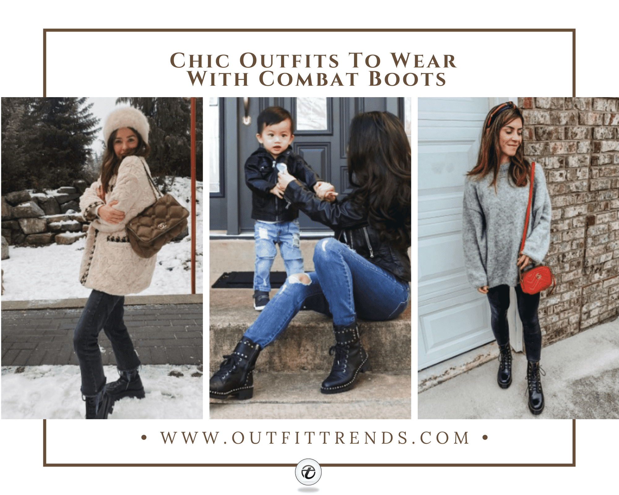 Cool Girls Love Wearing These Combat-Boot Outfits