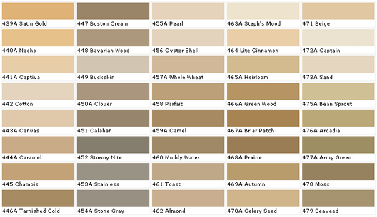 khaki color guide