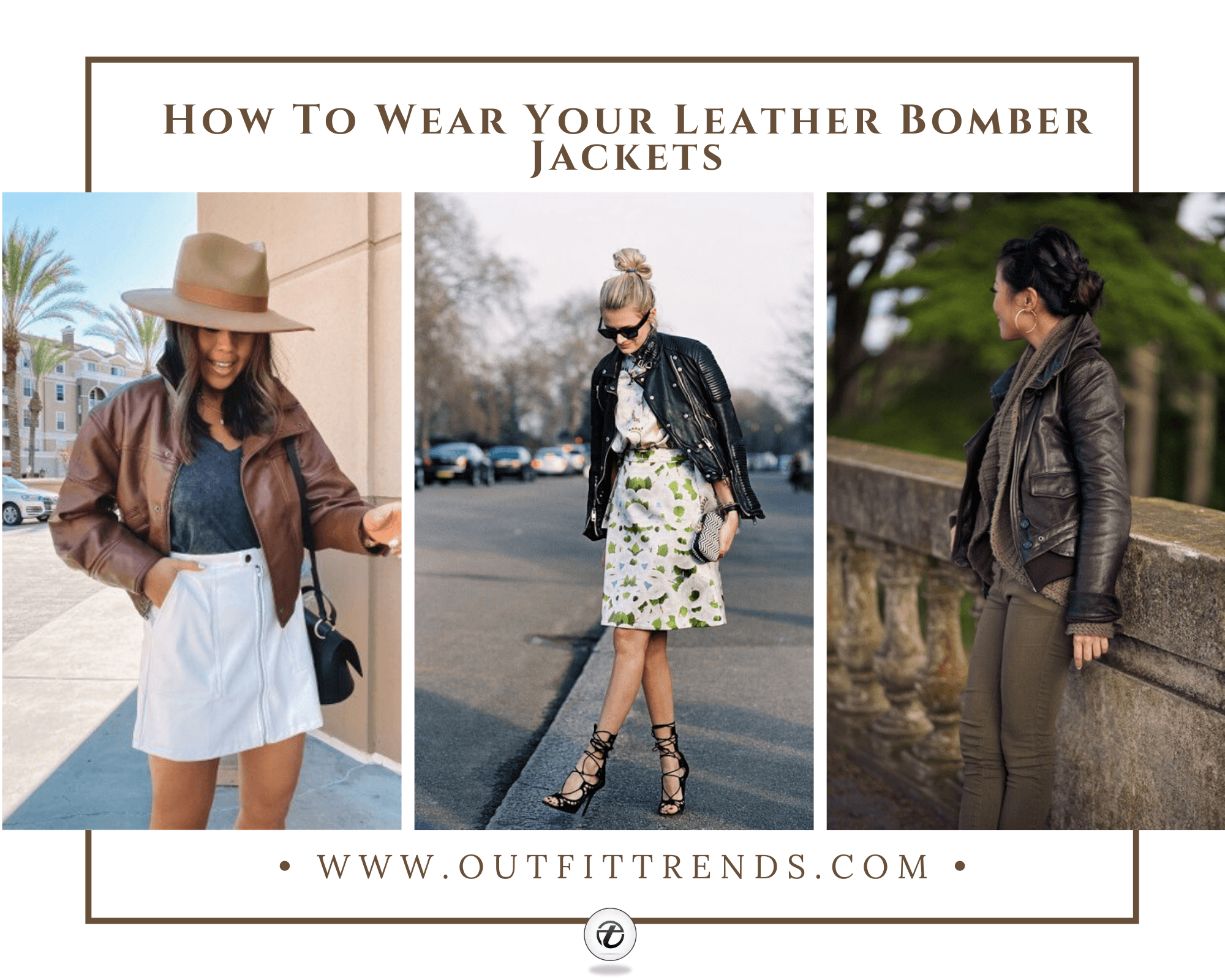 Leather Bomber Jacket Outfits For Women – 26 Styling Ideas