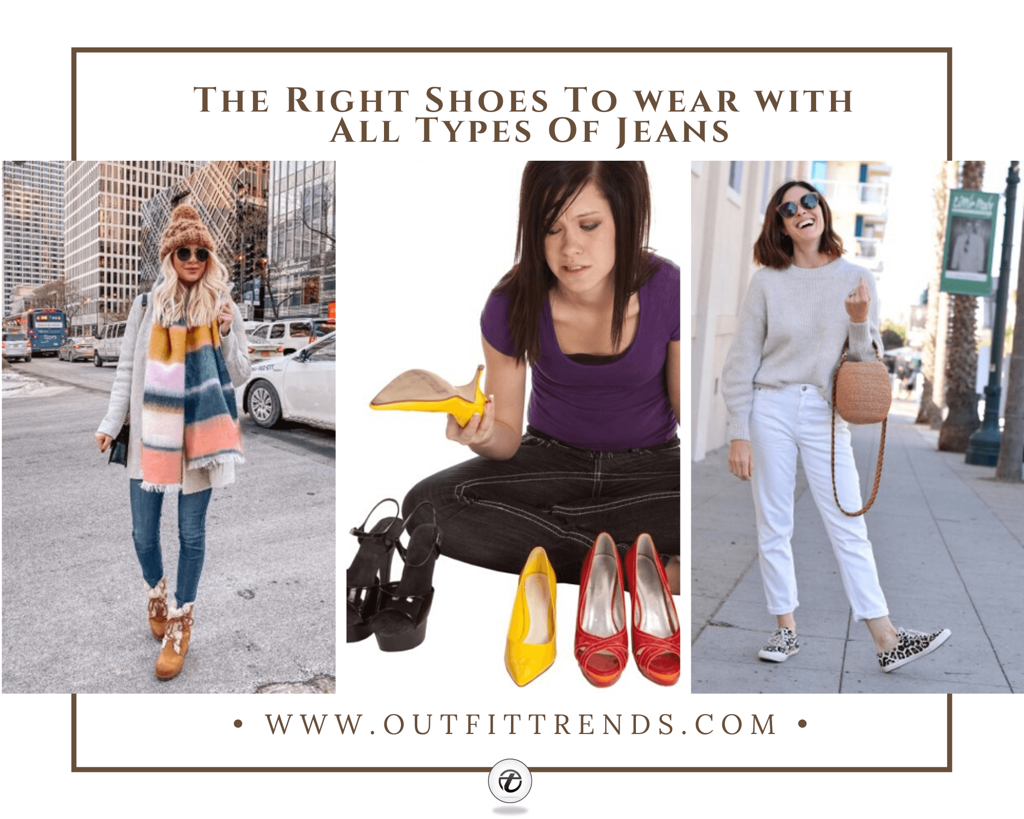 best shoes to wear with jeans