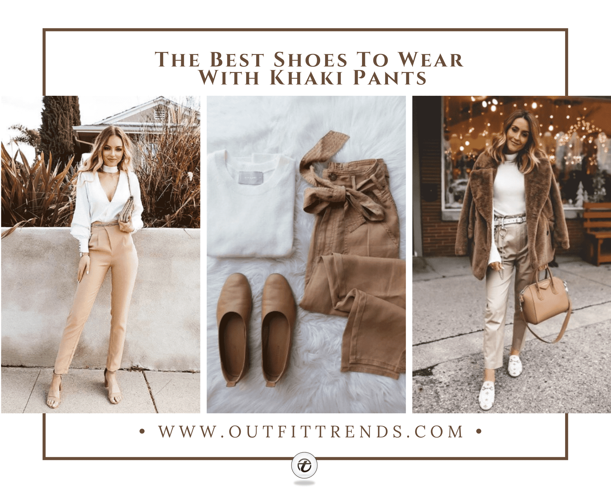 what shoes to wear with khaki pants