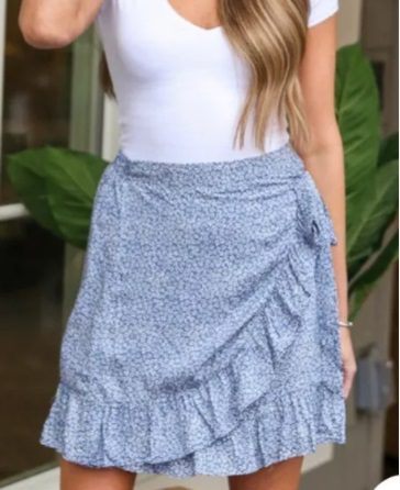 Stylish Wrap Skirt Outfits: 32 Ideas How to Wear Wrap Skirts