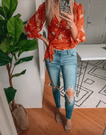 Floral Blouse Outfits