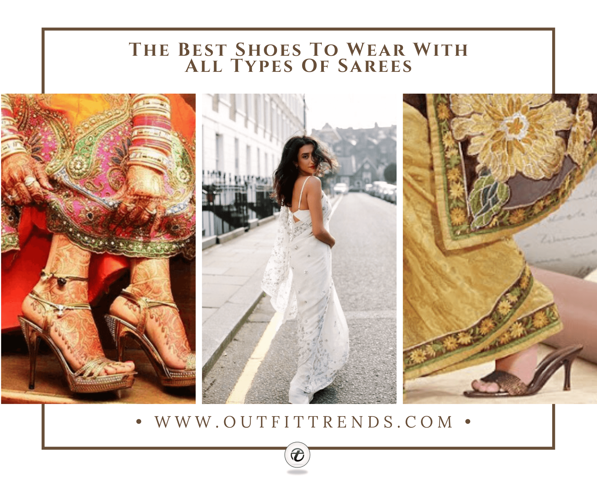 shoes to wear with sarees