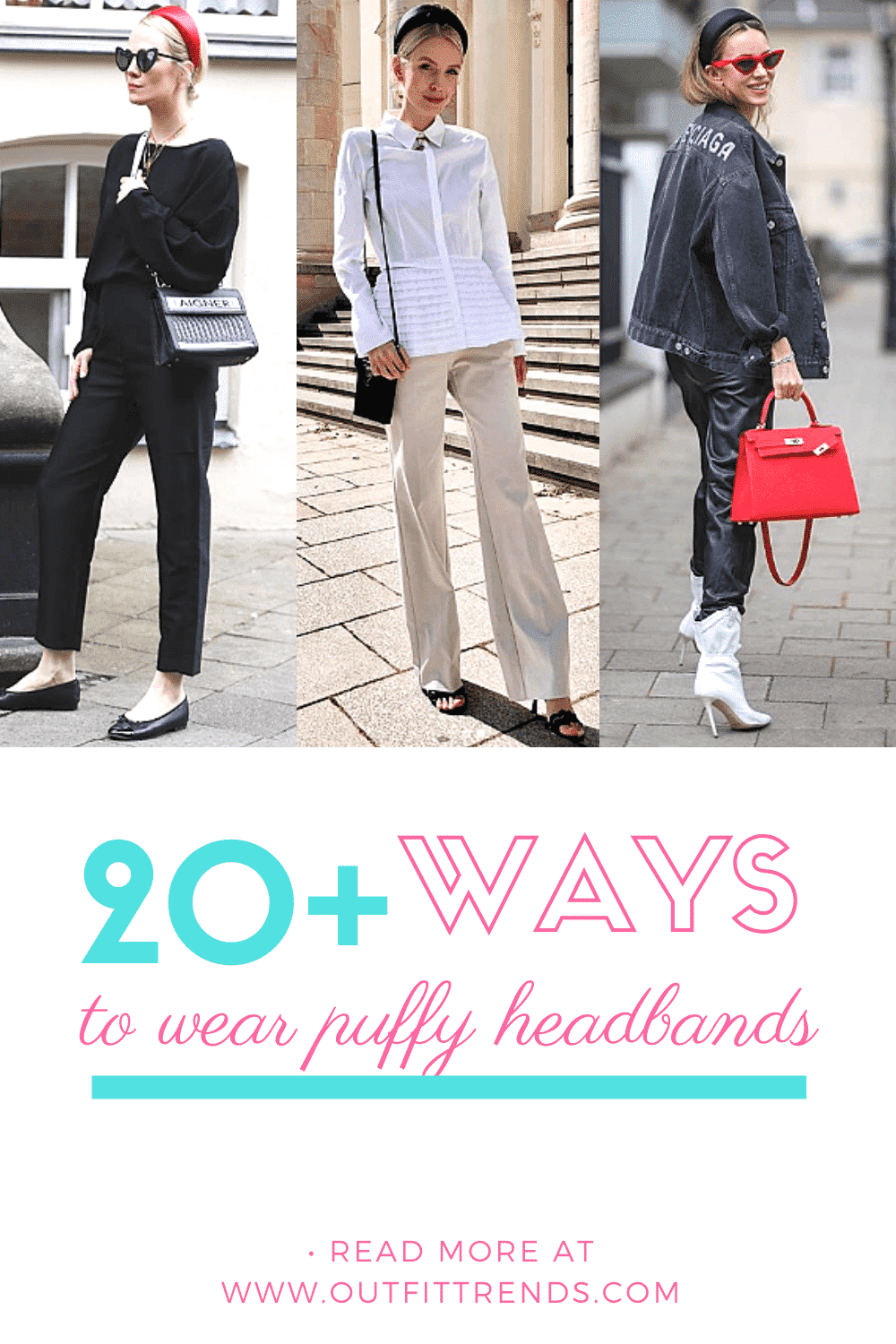 Puffy Headband Trend - 22 Ways To Wear Padded Headbands Puffy Headband Trend - 22 Ways To Wear Padded Headbands