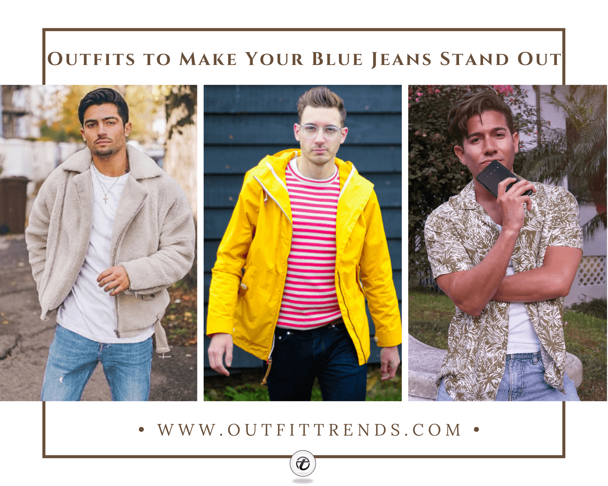 men blue jeans outfits