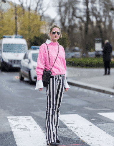 pink sweater for work