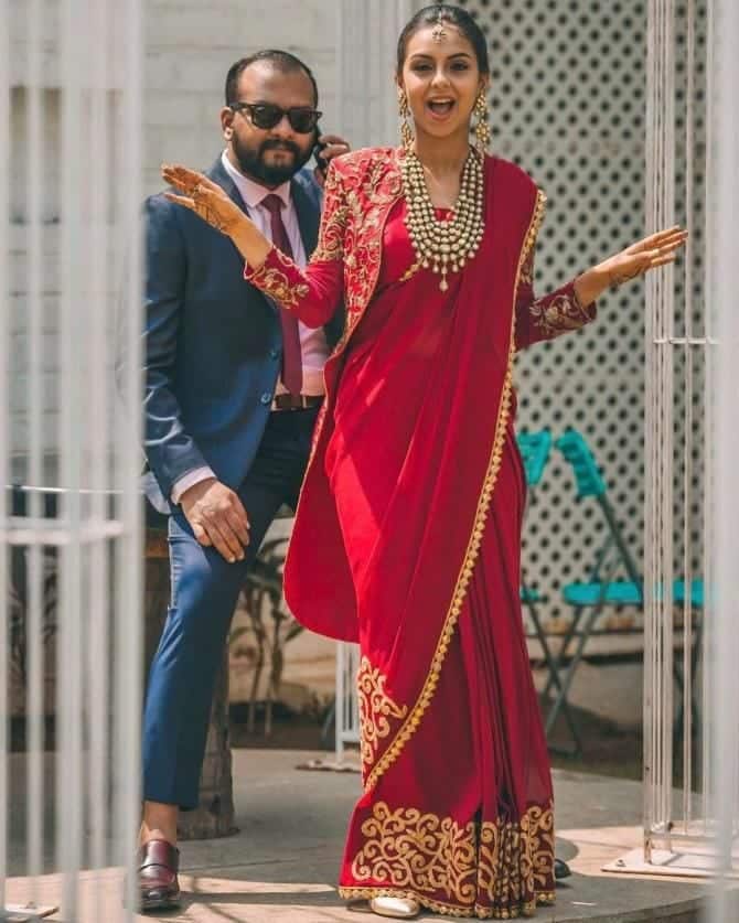 Winter Indian Wedding outfit
