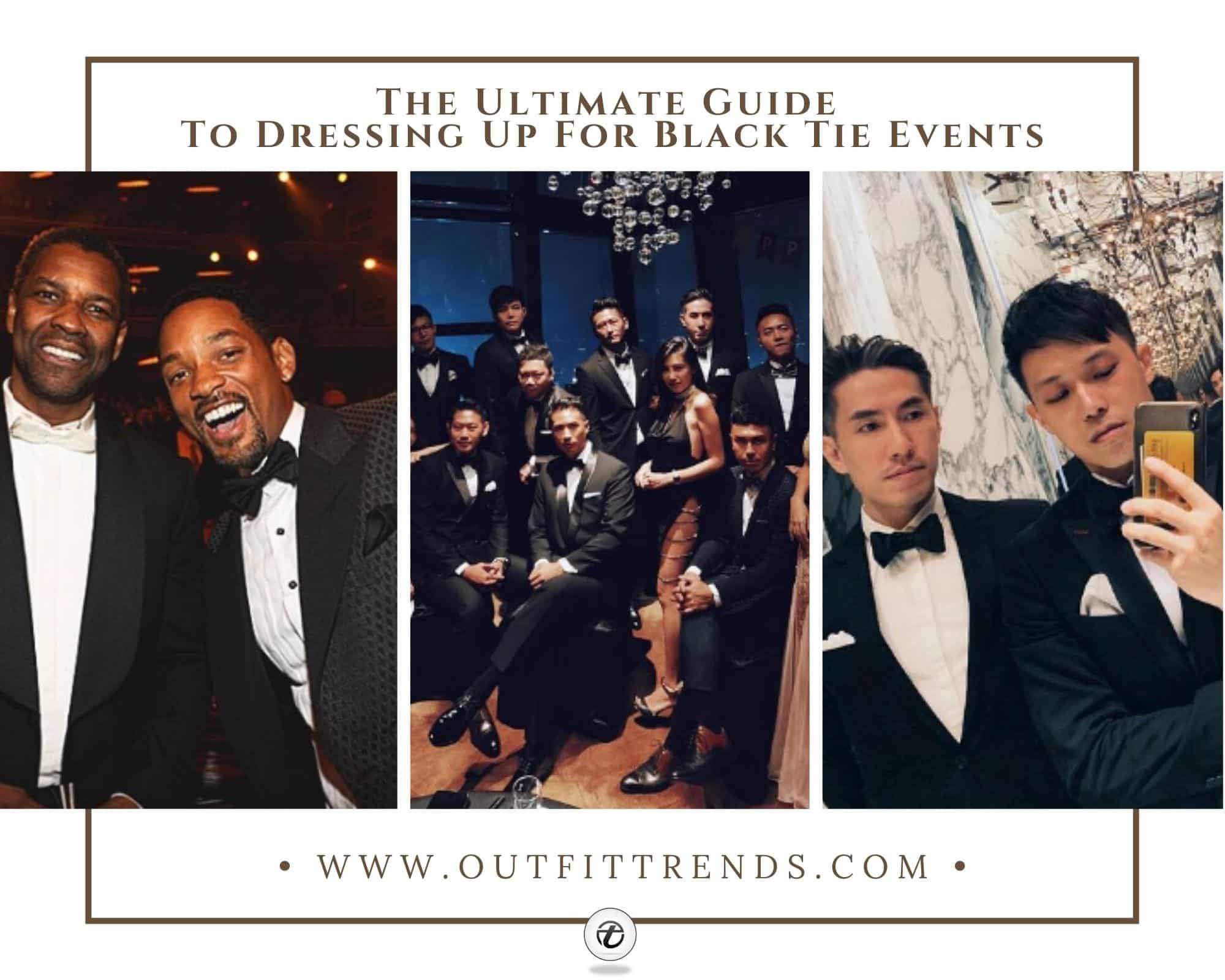 How To Wear A Dinner Jacket & Black Tie Guide 