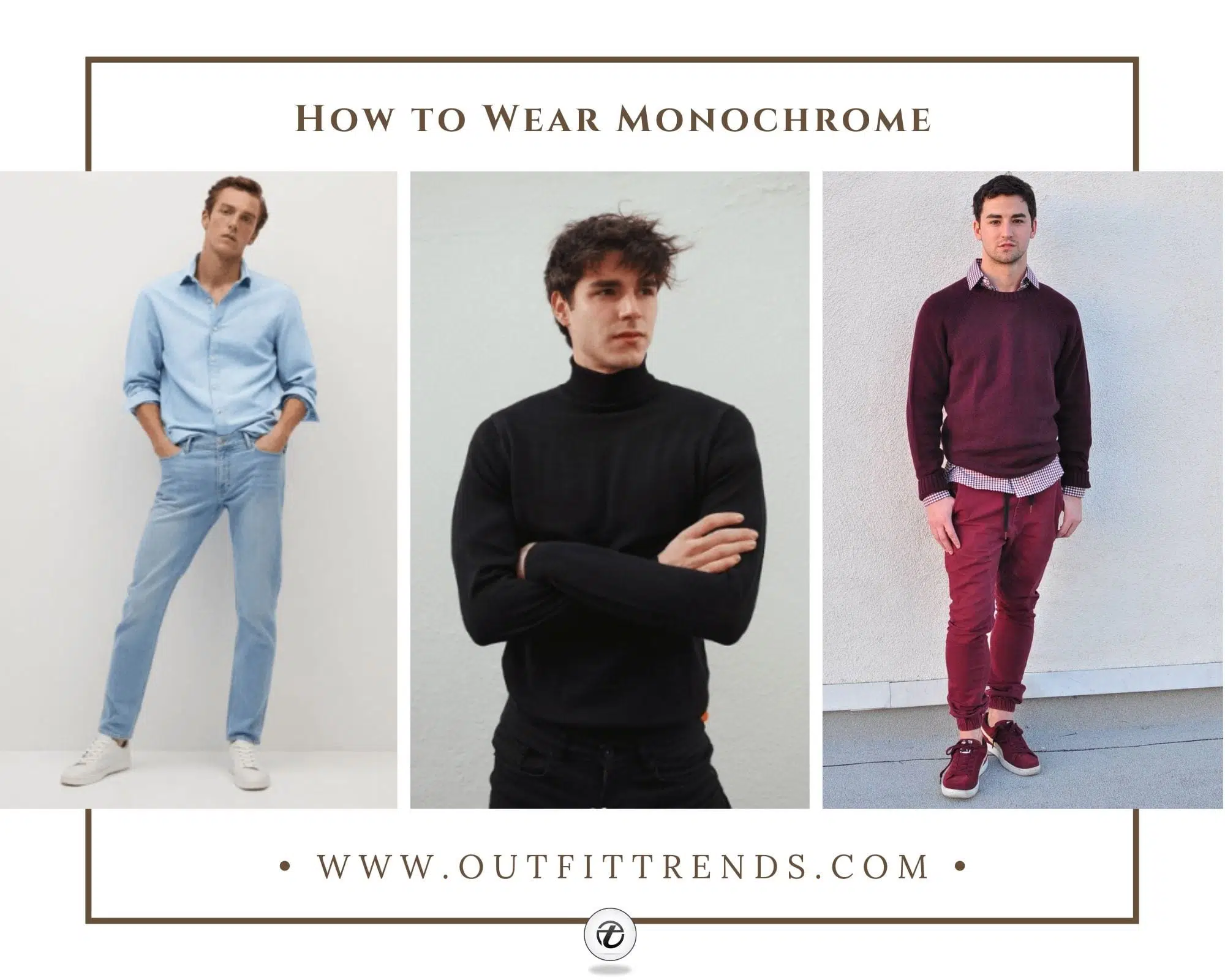 26 Best Monochrome Outfit Ideas for Men with Styling Tips