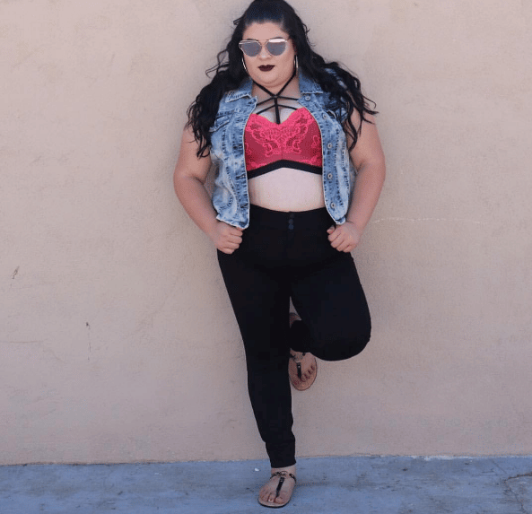 plus size bralette outfit