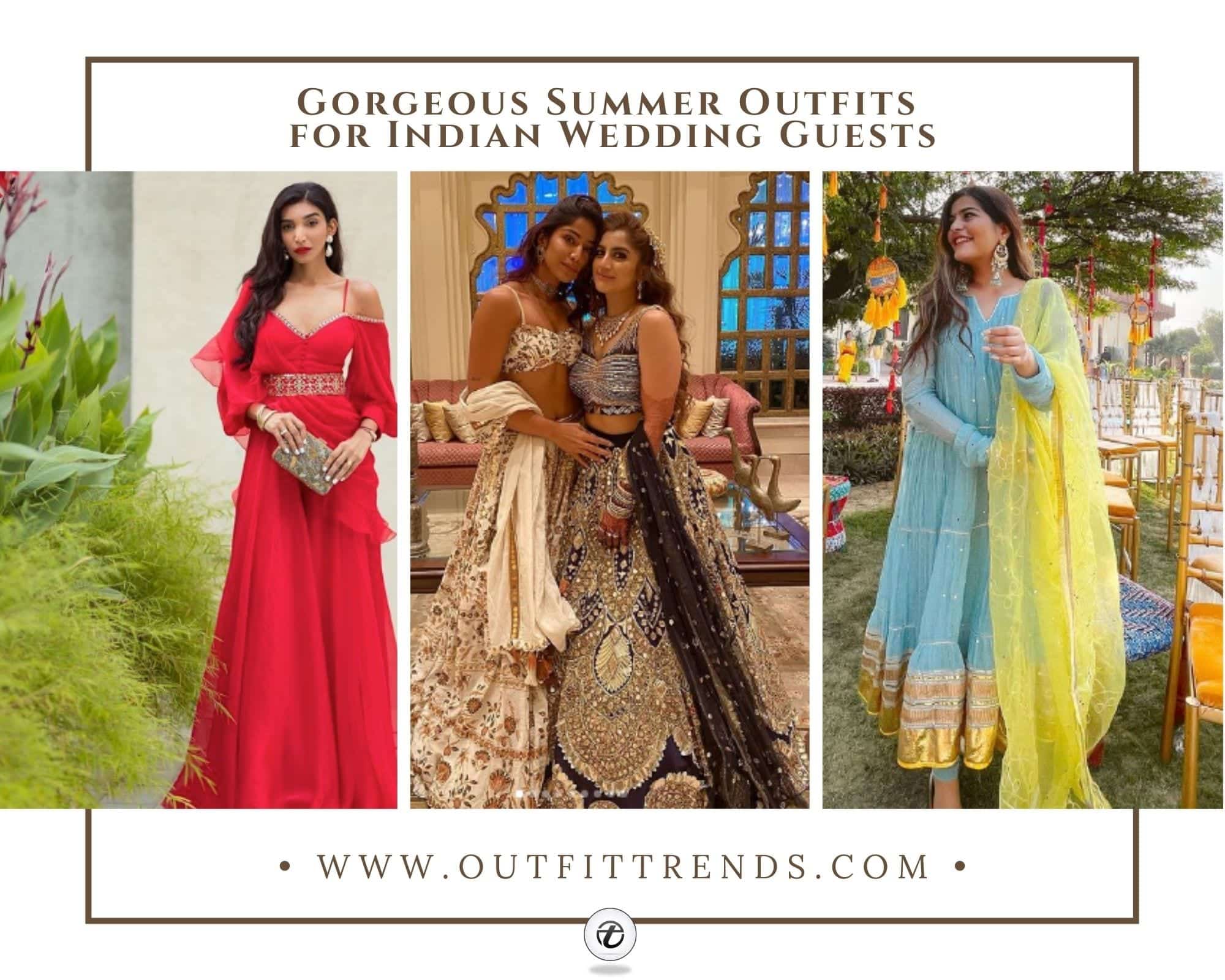 indian summer wedding guest outfit