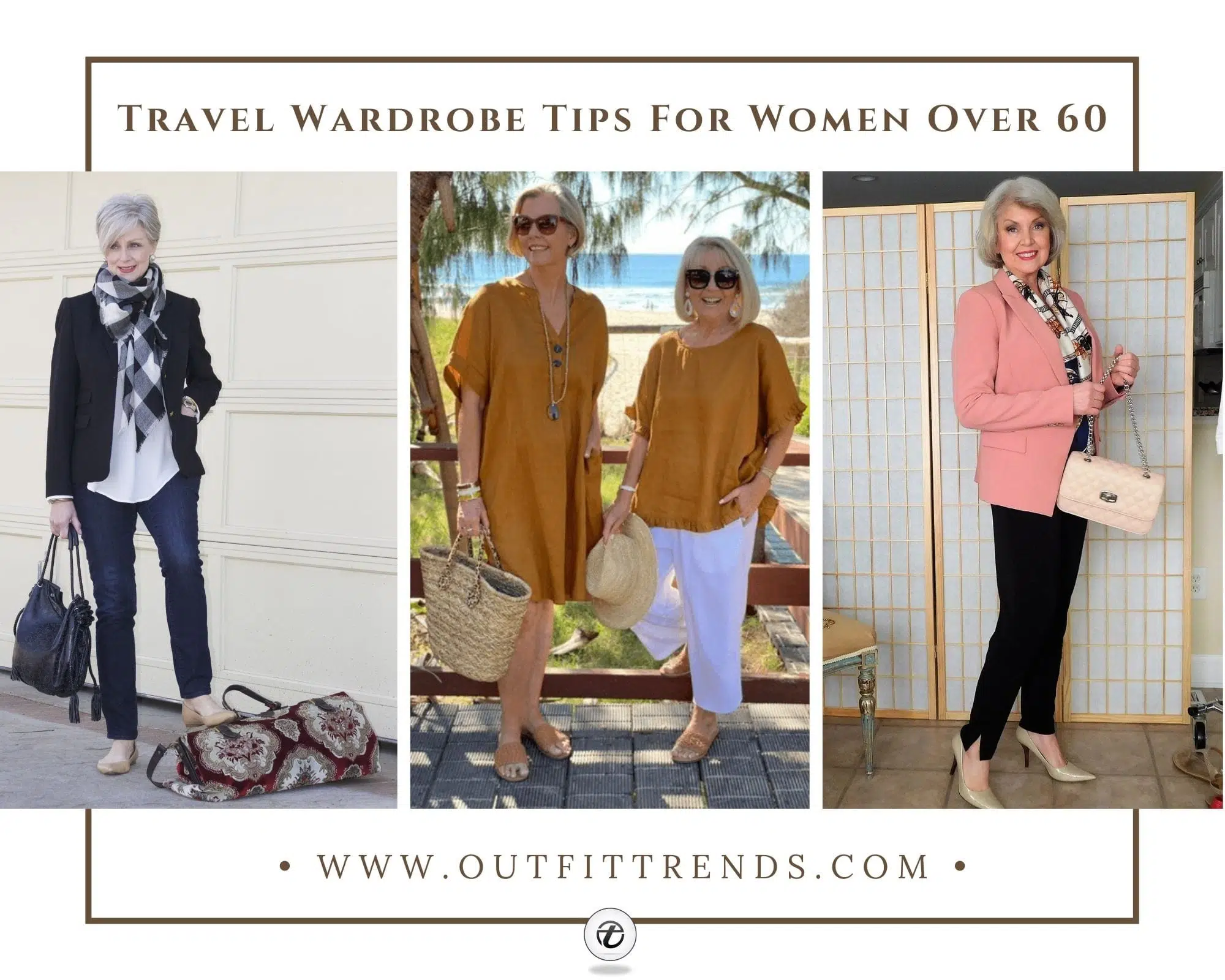 10 Comfortable Travel Outfit Ideas For Women Over 60