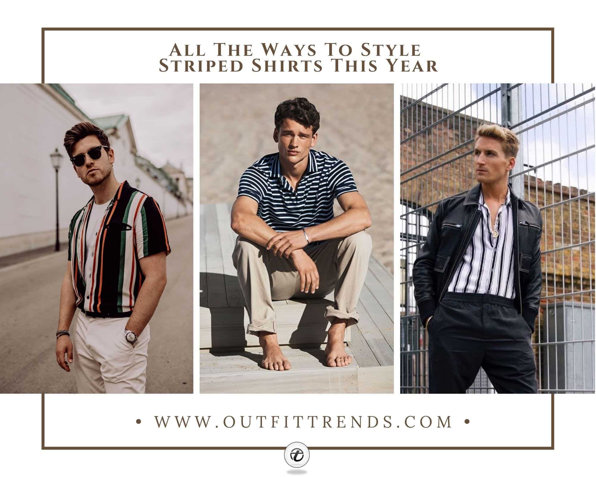 striped shirts for men