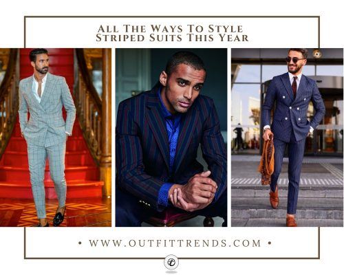 striped suits for men