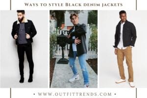 Black Denim Jacket Outfits For Men - 24 Ways To Wear Denim
