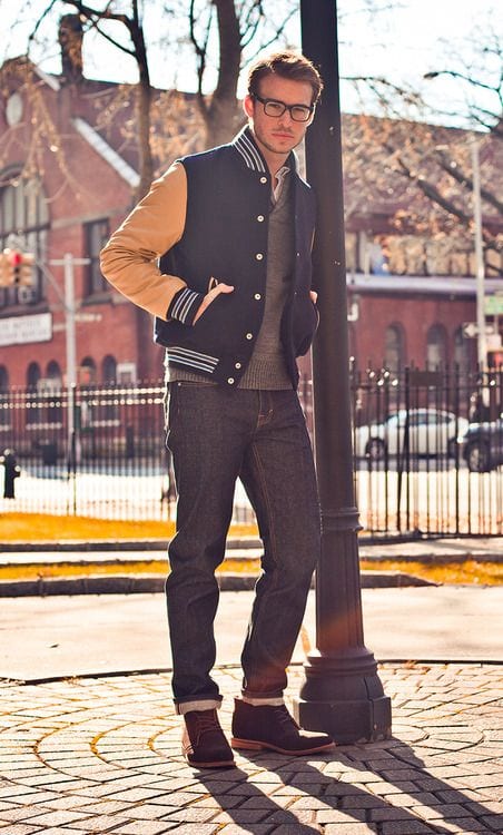 Varsity Jacket Outfits for Men-16 Best Varsity Jacket Styles