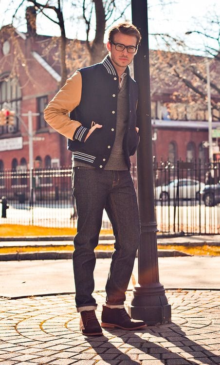 Varsity Jacket Outfits for Men