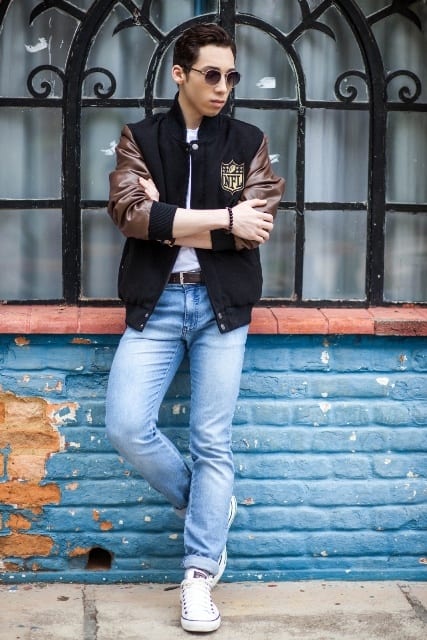 Varsity Jacket Outfits for Men-16 Best Varsity Jacket Styles