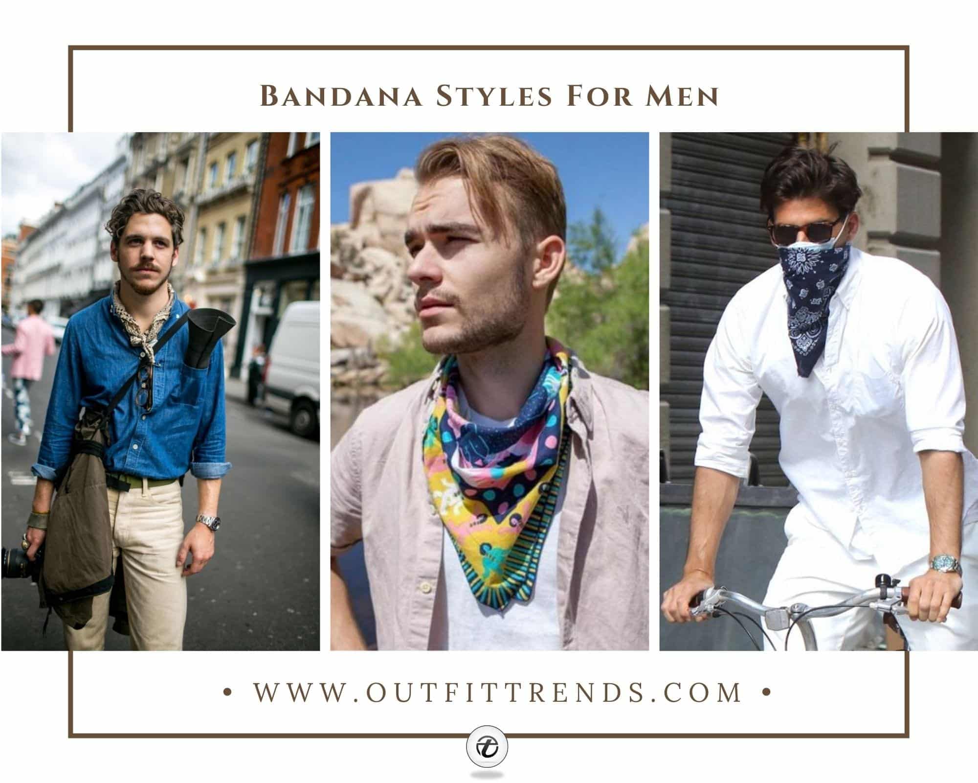 bandana folding styles for men