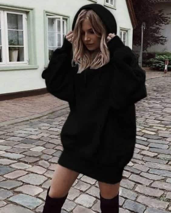 Black Ultimate Oversized Hoodie